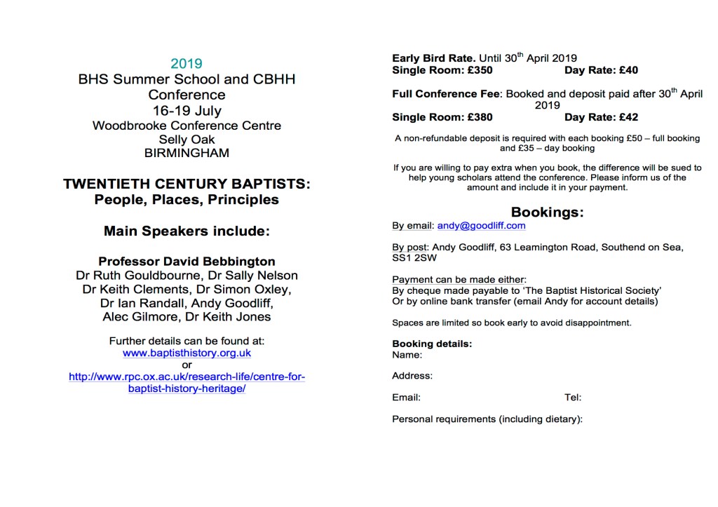 NEWS | BHS Summer School and CBHH&nbsp;Conference