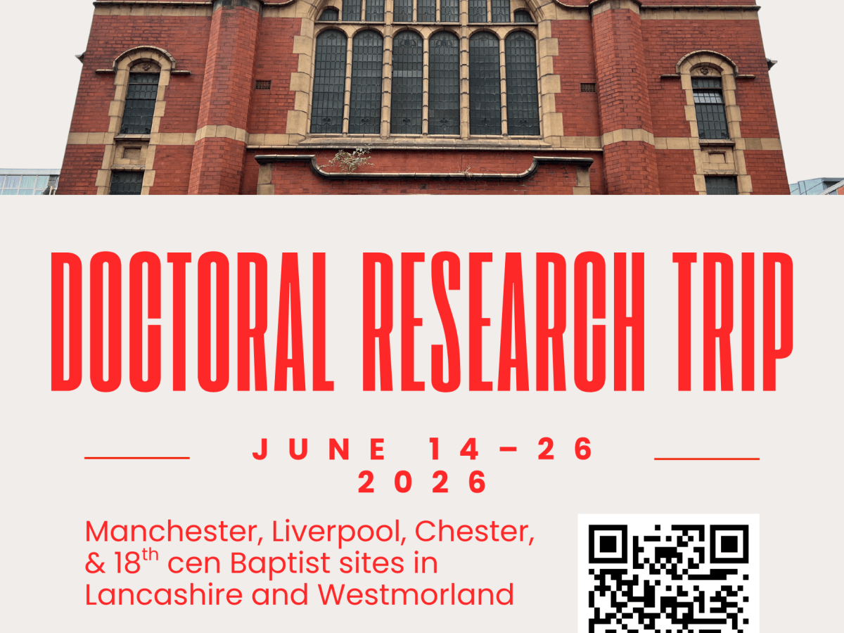 NEWS | Baptist Research Trip to&nbsp;England
