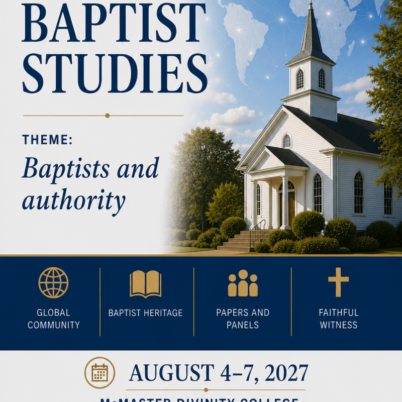 NEWS | International Conference on Baptist Studies, August&nbsp;2027