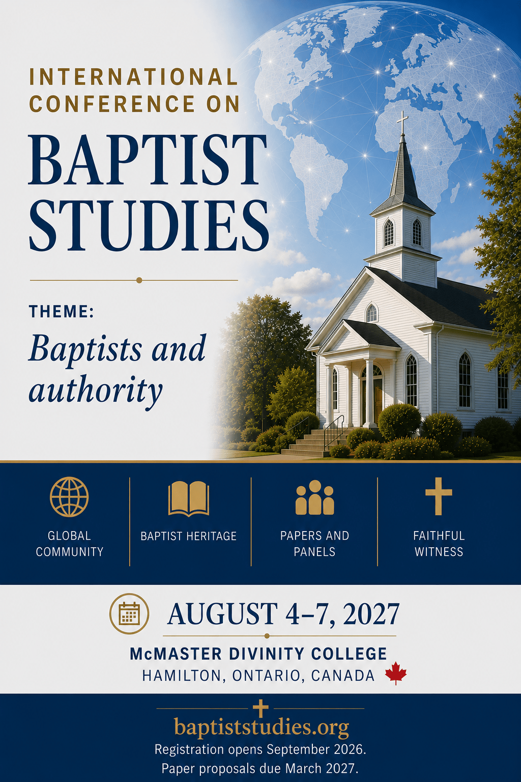 NEWS | International Conference on Baptist Studies, August&nbsp;2027